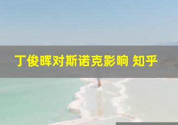 丁俊晖对斯诺克影响 知乎